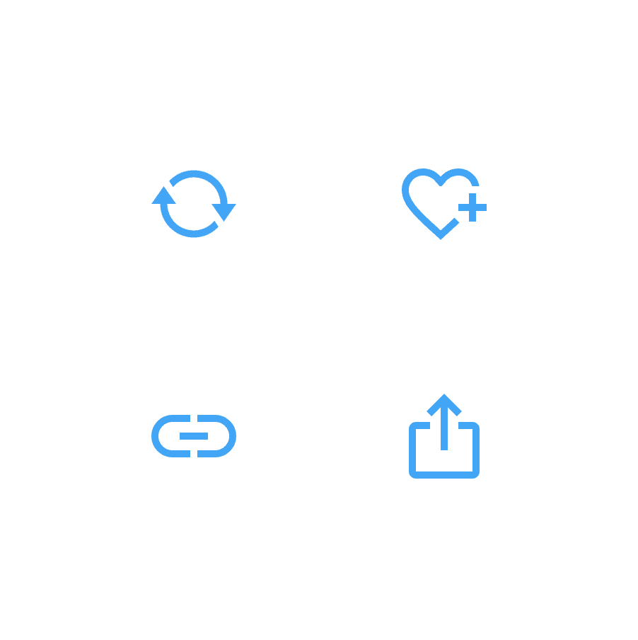 Image showing examples of icons that can't be filled.